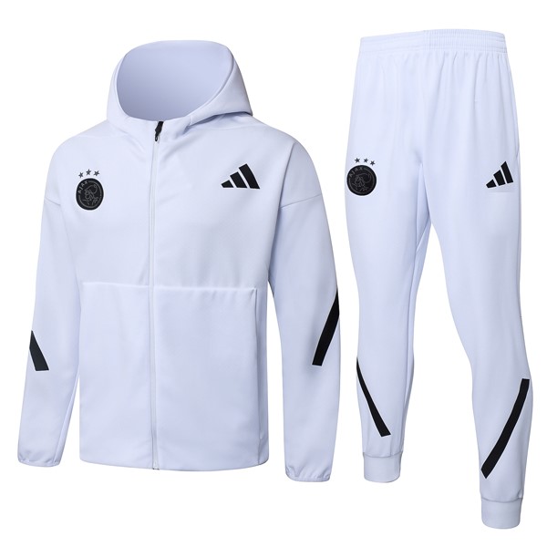 Chandal Con Capucha Ajax 2026/27 Blanco